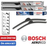 Bosch Hyundai Getz 2002-2009 Aeroeco-Rear Ön Arka Silecek Takımı
