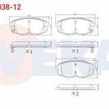 Bosch Hyundai i30 1.6 CRDi 2011-2016 Ön Fren Balatası