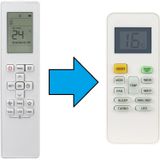 Bosch İle Uyumlu Type:rg10b(G)Bgef Klima Kumandası-Resimde Sağdaki Gönderilir