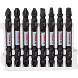 Bosch - Impact Control Serisi Çift Taraflı Vidalama Ucu 8'li Set 65MM Yüksek Dayanıklılığa Sahip Uçlar İçerir