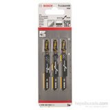 Bosch Inox T118AHM 3'lü Paket Dekupaj Testeresi Bıçağı