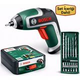 Bosch Ixo 3.6V Şarjlı Vidalama Seti + Bosch x Line 15 Parça Uç Seti