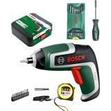 Bosch Ixo 7 Akülü Mini Vidalama , Bosch X-Line 15 Parça Mini Aksesuar Seti ,bosch Tornavida ve Metre