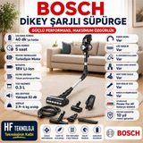 Bosch Kablolu Bir Süpürge Kadar Güçlü Unlimited 7 Şarjlı Süpürge Siyah+ 2 Ampaer Bataryahediye - TEK BATARYALI +2. BATARYA HEDİYE(2 AMPER)