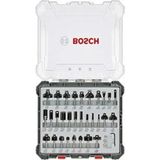 Bosch Karışık Şaftlı 8 mm 30'lu Set Freze Ucu Seti