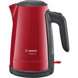 Bosch Kırmızı Su Isıtıcı ve Kettle, Hızlı ve Güçlü Performans ile Kullanımda - Ahşap - Beyaz