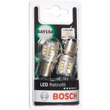 Bosch Led Retrofit P21/5W 1016 Stop Led Ampul 12V 4000K (BAY15d)