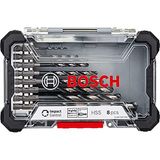 Bosch Matkap Seti matkap seti Impact Impact Control HSS, 8-parçalı set Bohrmaschienen, spiral matkap ucu seti için her biri 1 HSS Matkap Ucu Çap 2, 3, 4, 5, 6, 7, 8, 10 mm, 1 Kutu