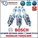 Bosch Mercedes C 200K 204 1.8 2007-2010 Çift Platinli 4 Adet Buji