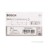 Bosch - Metal Matkap Ucu Hss-R, Dın 338 - 4,5 X 47 X 80 Mm - 10'Lu Paket