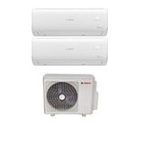 Bosch Multi Split İnverter Klima 28000 Btu 1 Dış + 2 İç Ünite 12000 + 18000 Btu Beyaz