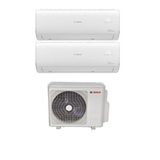 Bosch Multi Split İnverter Klima 28000 Btu 1 Dış + 2 İç Ünite 9000 + 18000 Btu Beyaz