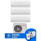 Bosch Multi Split Inverter Klima 28000 Btu 1 Dış + 3 Iç Ünite 9+9+12 Btu (Su Arıtma Sürahisi Hediyeli) - Philips Su Arıtma Sürahisi Hediyeli - Yok