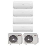 Bosch Multi Split İnverter Klima 64000 Btu Dış (42+42) + 4 İç Ünite 12000 + 12000 + 12000 + 24000 Btu Beyaz
