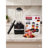 Bosch Multifonksiyonel Blender 2.5 Litre 9000W Yüksek Performanslı Smoothie ve Meyve Suyu Makinesi - Gümüş - Siyah