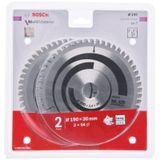 Bosch MultiMaterial 190 x 30 MM 54 Diş 2'li Daire Testere Bıçağı - 2608644652