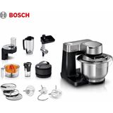 Bosch MUMS2VM40 Serie 2 Mutfak Şefi 900 W 3.8 L Paslanmaz Çelik Hazneli Blender Kıyma Makinesi ve Narenciye Sıkacağı Aparatlı - Siyah