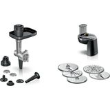 Bosch MUMS6ZS00 Serie 6 Mutfak Makinesi Uyumlu Kıyma Çekme Aparatı ve Rende Seti
