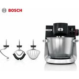 Bosch MUMS6ZS00 Serie 6 Mutfak Şefi 1600 W 5.5 L Paslanmaz Çelik Hazneli Entegre Tartılı Zamanlayıcılı Siyah Inox