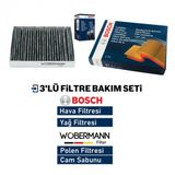 Bosch Nissan Qashqai 1.5 2007-2013 Dci Filtre Seti