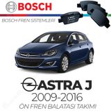 Bosch Opel Astra J 2009 - 2016 Ön Fren Balata Takımı