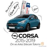 Bosch Opel Corsa E Ön Arka 2015-2019 Aeroeco Silecek