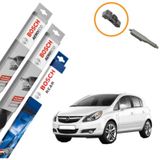 Bosch Opel Corsa Muz Silecek Takımı Ön Arka Aeroeco 2006-2015