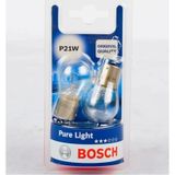Bosch P21w Pure Light Fren Stop Araç Ampulü, Kalite, 2'li Paket