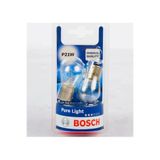 Bosch P21W Pure Light Fren stop Araç Ampulü, Orijinal Kalite, 2'li Paket