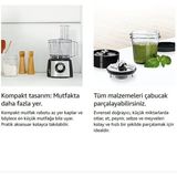 Bosch Paslanmaz Çelik Mutfak Robotu ile Hamur Yoğurma ve Smoothie Hazırlama Kolaylığı - Siyah