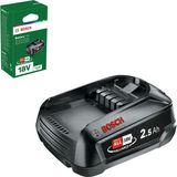 Bosch Pba 18V 2.5AH W-B Lityum İyon Pil Uzun Çalışma Süresi ile Değiştirilebilir Akü - Siyah - Standart