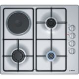 Bosch PBY6C5B80O 4 Gözlü Gazlı Paslanmaz Çelik Yüzeyli Ocak