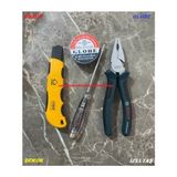 Bosch Pense Seti 180MM Pense Izeltaş Kontrol Kalem Maket Bıçak Izole Bant 4lü Set - Yeşil - Gri