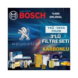 Bosch Peugeot 301 1.2 Vti Filtre Bakım Seti 2013-2018 3kp