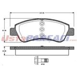 Bosch Peugeot 307 1.6 2000-2007 Ön Fren Balatası