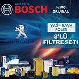 Bosch Peugeot Bipper 1.4 Hdi Filtre Bakım Seti 2008-2014 3np