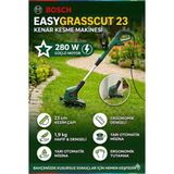 Bosch Premium 23 Çim Kenar Kesme Makinesi 280 Watt 23 cm Kesim Makinasi