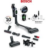 Bosch Premium Çift Bataryalı 160DK Temizlik Unlimited 10 Premium BCS104 Şarjlı Dikey Süpürge+ Bosch Serie 4 Mutfak Robotu - Beyaz