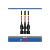Bosch Pro Impact T10-T15-T20 3'lü Torx Bits Uç Seti 55 mm 2608521U54