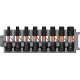 Bosch Pro Impact T10-T40 8'li Delikli Torx Bits Uç Seti 2608521U56 | Uzunluk 25, 25, 25, 25, 25, 25, 25, 25 mm, Profesyonel Aksesuar Tornavidası, Matkap Sürücüleri