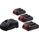 Bosch Procore Akü ve Şarj Cihazı Seti 3X4.0AH Gba 18V Akü + Gal 1880 Cv (0 615 990 N2G)
