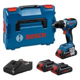 Bosch Professional 18V Sistem GSR 18V-65 Akülü Matkap (fırçasız Motor, Kafa Uzunluğu 166, 3 x ProCORE18V 4.0Ah Piller dahil, L-BOXX)