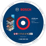 Bosch Professional 1x EXPERT Diamond Metal Wheel Büyük Boyutlu Kesici Diskler (Dökme demir, Paslanmaz çelik, Çelik, Demir içermeyen metalle, Ø 230 mm, Aksesuar Büyük Avuç Taşlama Makinesi)