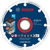 Bosch Professional 1x Expert Diamond Metal Wheel Kesici Diskler (Dökme Demir, Paslanmaz Çelik, Çelik, Demir Içermeyen Metalle, Ø 105 Mm, Aksesuar Küçük Avuç Taşlama Makinesi, Mermer Kesici) - Ahşap