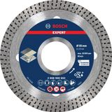 Bosch Professional 1x EXPERT HardCeramic Elmas Kesme Diskleri (Sert fayanslar, Sert taş, Ø 85 mm, Aksesuar Küçük Avuç Taşlama Makinesi)