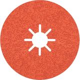Bosch Professional 25x EXPERT R782 Prisma Seramik Fiber Diskler (Çelik, Paslanmaz çelik saclar, Ø 180 mm, Kum kalınlığı 36, Aksesuar Büyük Avuç Taşlama Makinesi)
