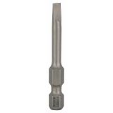 Bosch Professional 2607001477 uzunlamasına vidalar için ekstra sert uç (S0,6 x 4,5; uzunluk: 49 mm, 3 adet), 2607001477