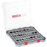 Bosch Professional 30 parçalı freze seti karışık (ahşap için, 6 mm şaftlı freze için)