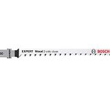 Bosch Professional 3x EXPERT ‘Wood 2-side clean’ T 308 BO Dekupaj Testere Bıçakları (Sert ahşap mobilya levhası, Kontrplak, Uzunluk 117 mm, Aksesuar Dekupaj Testeresi)