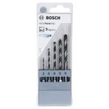 Bosch Professional 5 parçalı PointTeQ altıgen matkap seti (metal için, Ø: 2-6 mm, çalışma uzunluğu: 24-57 mm, toplam uzunluk: 60-98 mm, ¼ inç altıgen şaft, darbeli matkap ve matkap aksesuarı)